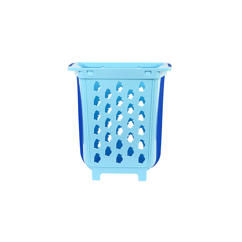 26L Vertical Laundry Basket Penguin Hole